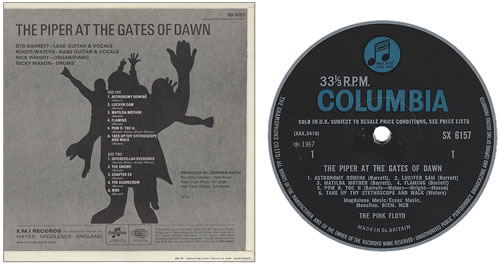 米LP Pink Floyd The Piper At The Gates Of Dawn PFRLP1 Pink Floyd Records /00260 Amazon.com: Piper At The Gates Of Dawn: CDs & Vinyl